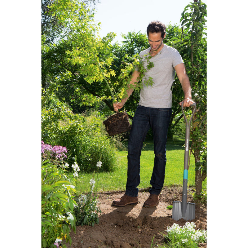Load image into Gallery viewer, Gardena natureline puntspade (houtkleur turquoise, 17001-20)