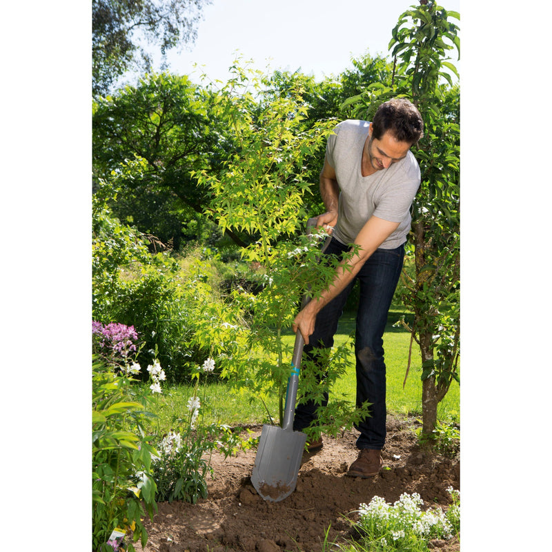 Load image into Gallery viewer, Gardena natureline puntspade (houtkleur turquoise, 17001-20)