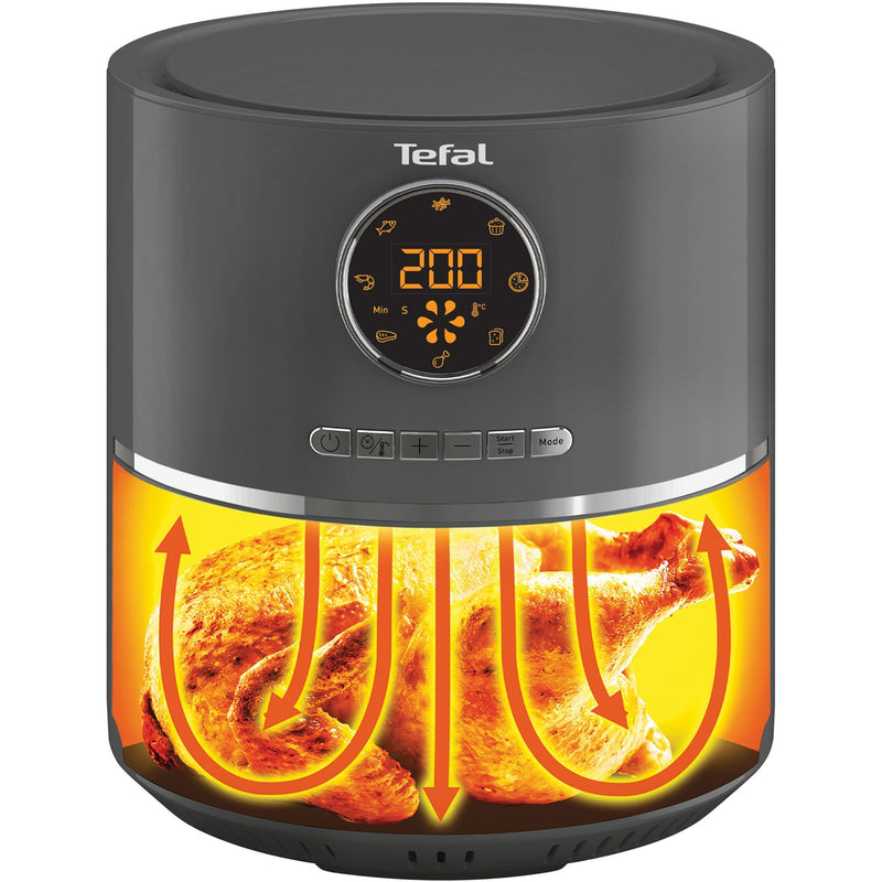 Load image into Gallery viewer, Tefal ultra fry ey111b heteluchtfriteuse (antraciet grijs, 4,2 liter | 1,2 kg )