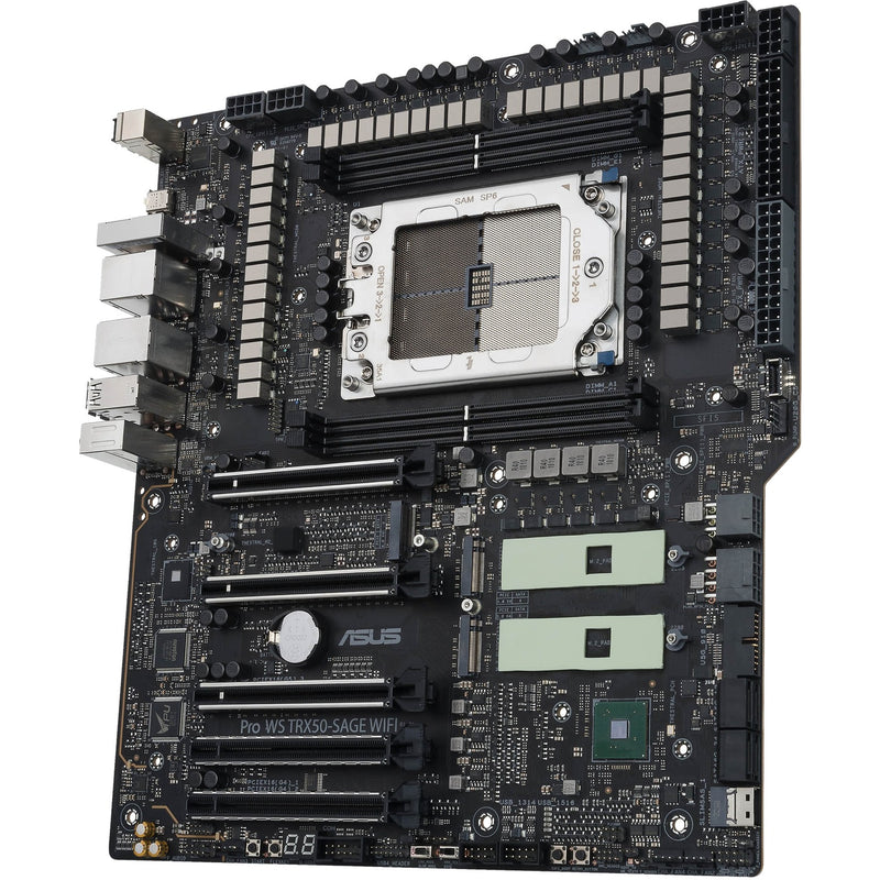 ギャラリービューアに画像をロードする, Asus pro ws trx50-sage wifi socket str5 moederbord (zwart grijs, raid, 10gb-lan, 2.5gb-lan, wi-fi 7, bt, sound, ceb)