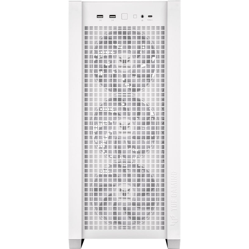 Load image into Gallery viewer, Asus tuf gaming gt302 argb midi tower behuizing (wit | 2x usb-a | 1x usb-c | rgb | tempered glass)