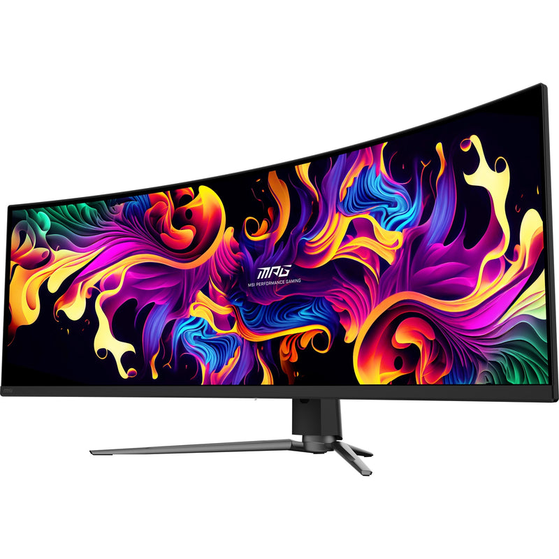 Load image into Gallery viewer, Msi mpg 491cqp qd-oled 49 curved ultrawide gaming monitor (zwart, 2x hdmi, displayport, 2x usb-a, usb-b, usb-c, 144 hz)