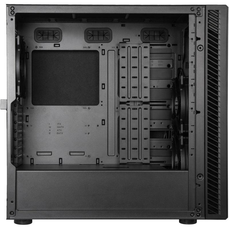 Load image into Gallery viewer, Silverstone seta q1 midi tower behuizing (zwart | 2x usb-a | 1x usb-c)