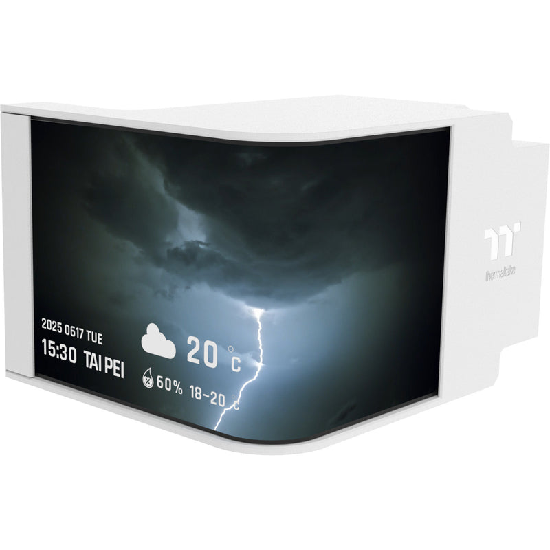 Load image into Gallery viewer, Thermaltake magcurve 360 ultra argb sync aio liquid cooler - snow edition waterkoeling (wit)