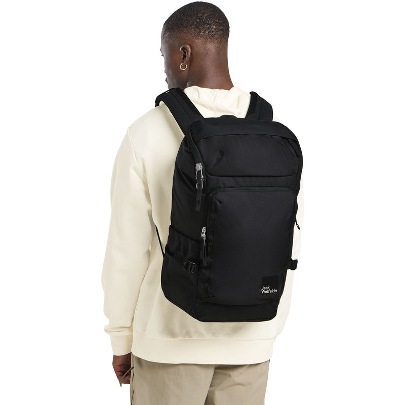 Load image into Gallery viewer, Jack wolfskin lyall rugzak (zwart, 28 liter)