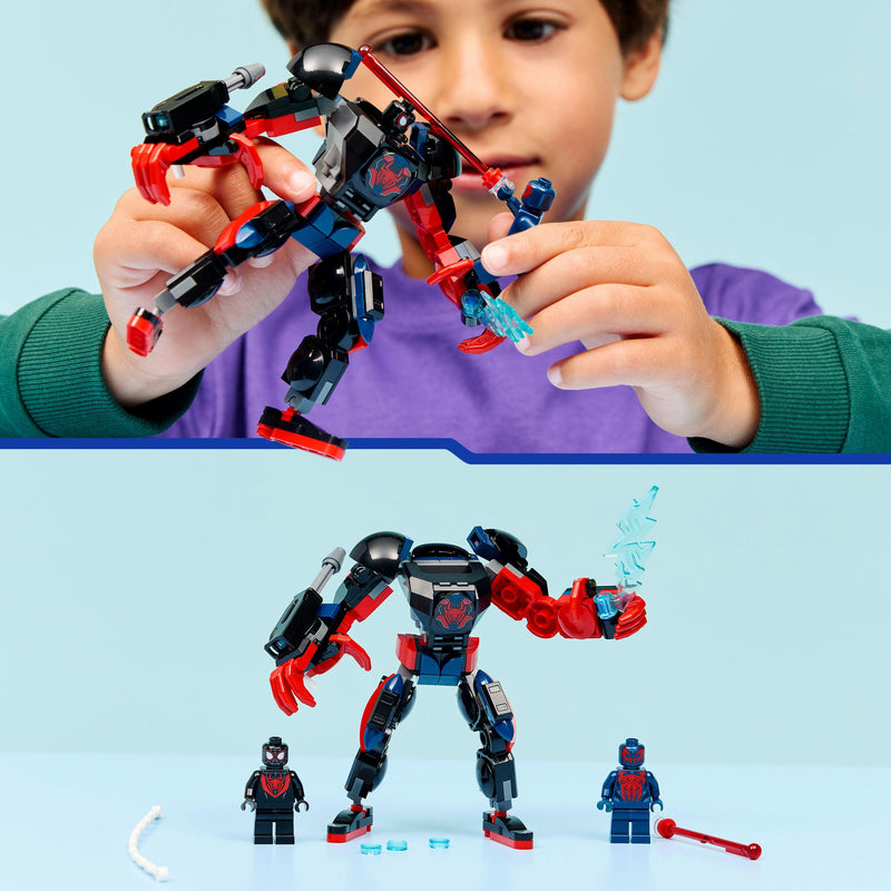 Load image into Gallery viewer, Lego marvel 76337 miles morales mecha vs. spider-man