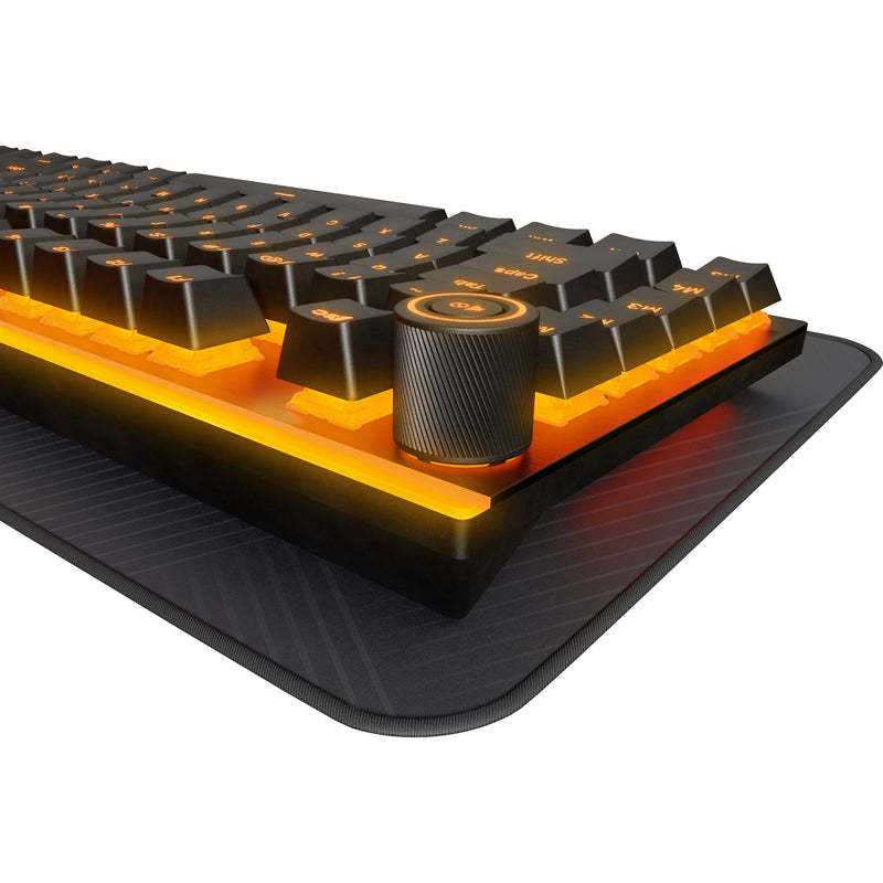Afbeelding laden in galerijviewer, Be quiet! light mount silent linear rgb mechanisch gaming toetsenbord (zwart, us lay-out (qwerty), silent linear, 100%, argb, pbt double-shot keycaps)