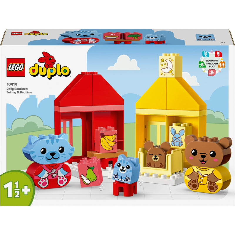 Load image into Gallery viewer, Lego duplo - dagelijkse gewoontes - eten en slapen constructiespeelgoed (10414)