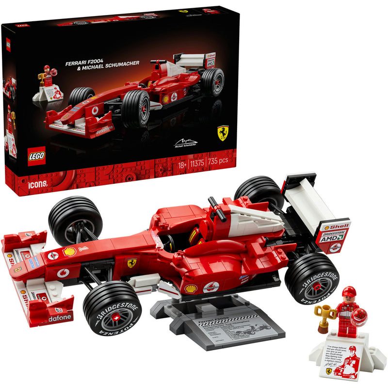 Chargez l'image dans la visionneuse de la galerie, Lego icons ferrari f2004 en michael schumacher - 11375