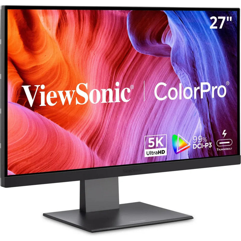 Laden Sie das Bild in Galerie -Viewer, Viewsonic vp2788-5k mac-compatible 27 4k uhd monitor (zwart, 2x thunderbolt 4, 1x hdmi, 1x displayport, usb-a, usb-c)