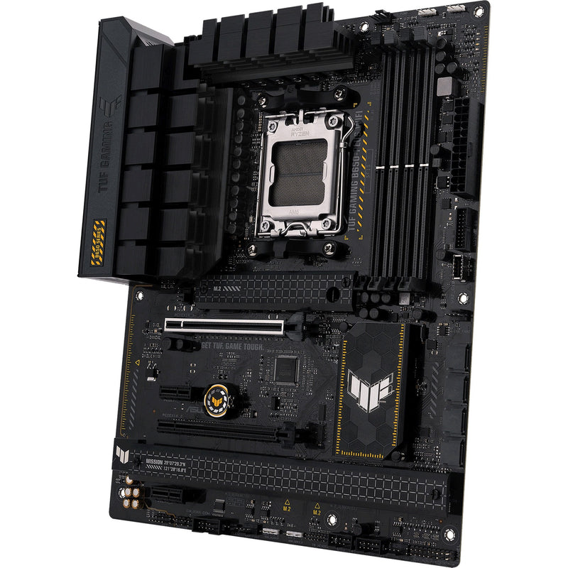 Load image into Gallery viewer, Asus tuf gaming b650-plus wifi socket am5 moederbord (zwart lichtoranje, raid, 2.5gb-lan, wi-fi 6, bt 5.2, sound, atx)