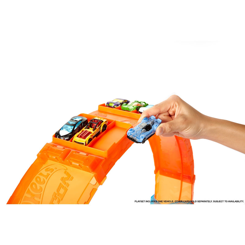 Load image into Gallery viewer, Hot wheels massive loop mayhem track set racebaan