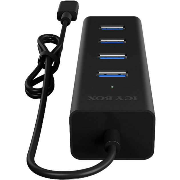 Load image into Gallery viewer, Icy box ib-hub1409-c3 usb-hub (zwart, 4x usb-a 3.2 (5 gbit s), 1x usb-c 3.2 (5 gbit s))