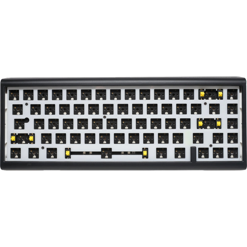 Load image into Gallery viewer, Ducky projectd tinker 65 met qmk via, toetsenbord (zwart wit, us lay-out, barebone. rgb led, hot-swappable, gasket mount, 65%)