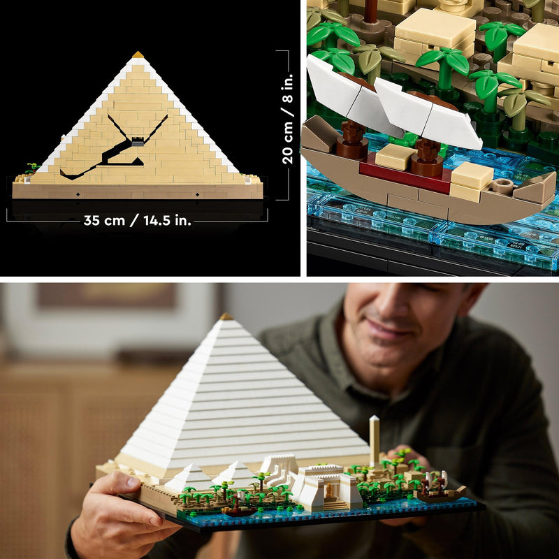 Afbeelding laden in galerijviewer, Lego architecture - grote piramide van gizeh constructiespeelgoed (21058)