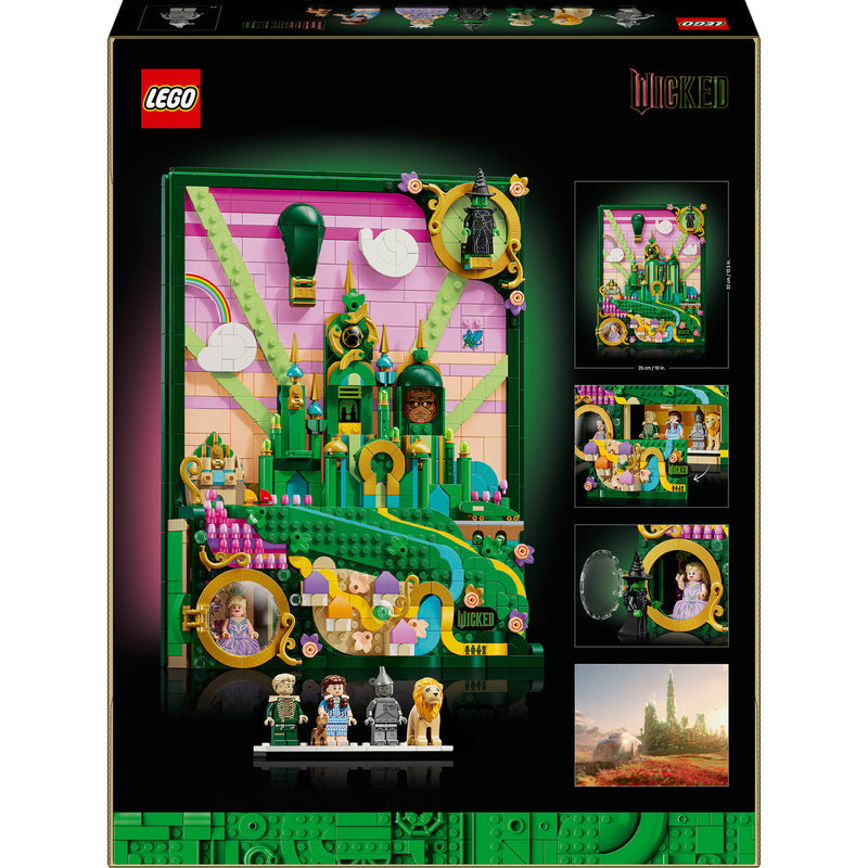 Load image into Gallery viewer, Lego wicked - emerald city muurkunst constructiespeelgoed (75685)
