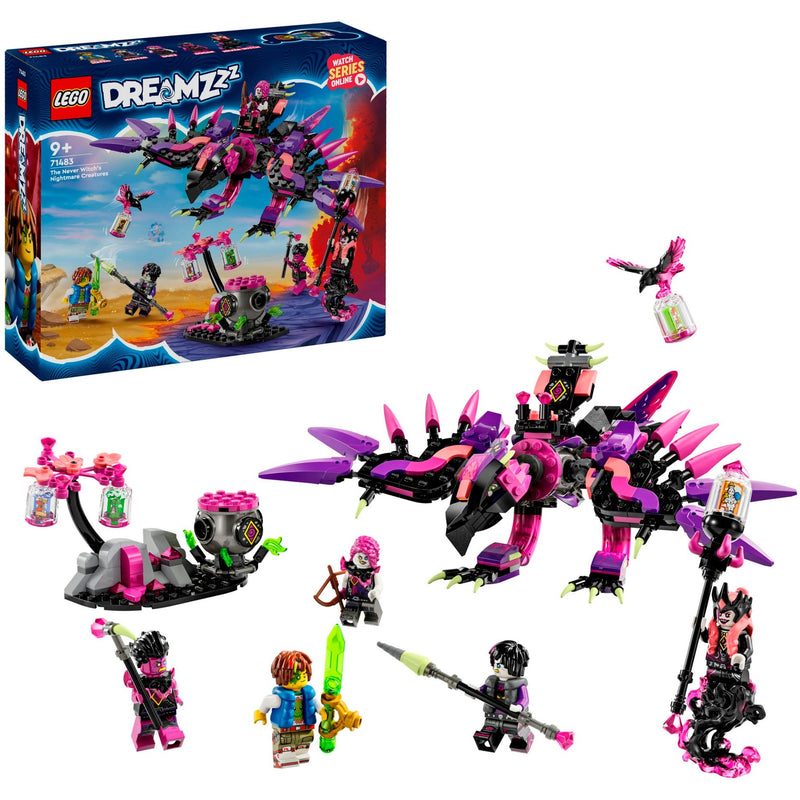 Load image into Gallery viewer, Lego dreamzzz - de nachtmerriewezens van de neder heks constructiespeelgoed (71483)