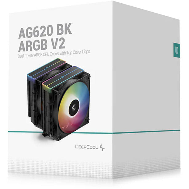 Chargez l'image dans la visionneuse de la galerie, Deepcool ag620 bk argb v2 cpu-koeler (zwart)