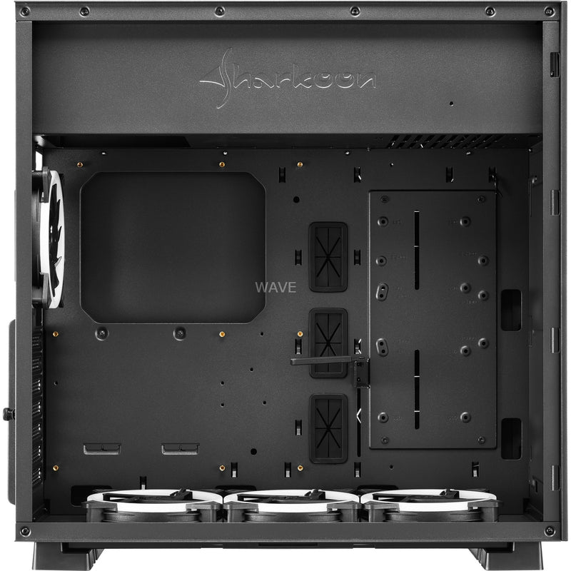 Load image into Gallery viewer, Sharkoon pure steel rgb midi tower behuizing (zwart | 2x usb-a | rgb | window)