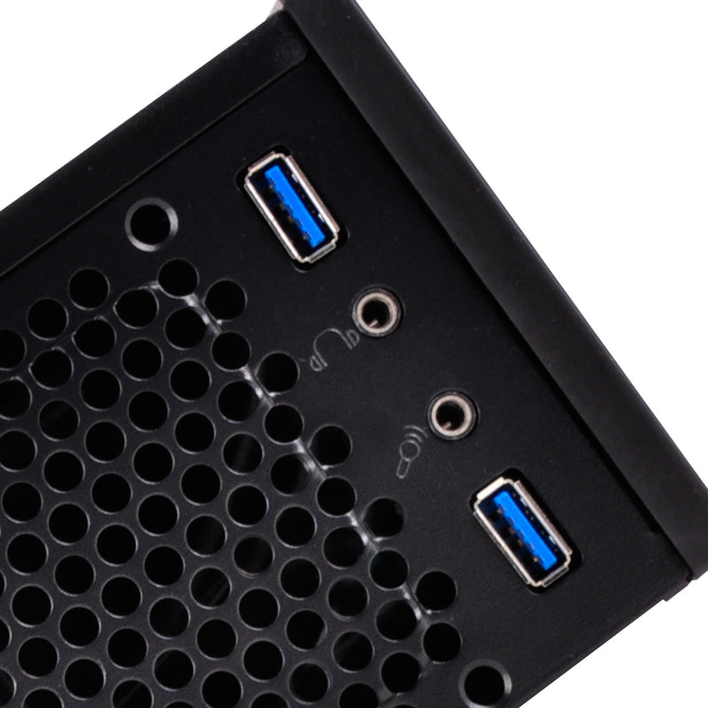 Load image into Gallery viewer, Silverstone sst-ml09b htpc behuizing (zwart | 2x usb-a)