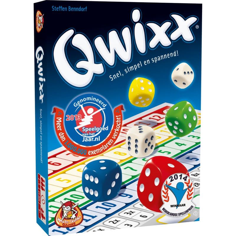 ギャラリービューアに画像をロードする, White goblin games qwixx dobbelspel (nederlands, 2 - 5 spelers, 15 minuten, vanaf 8 jaar)