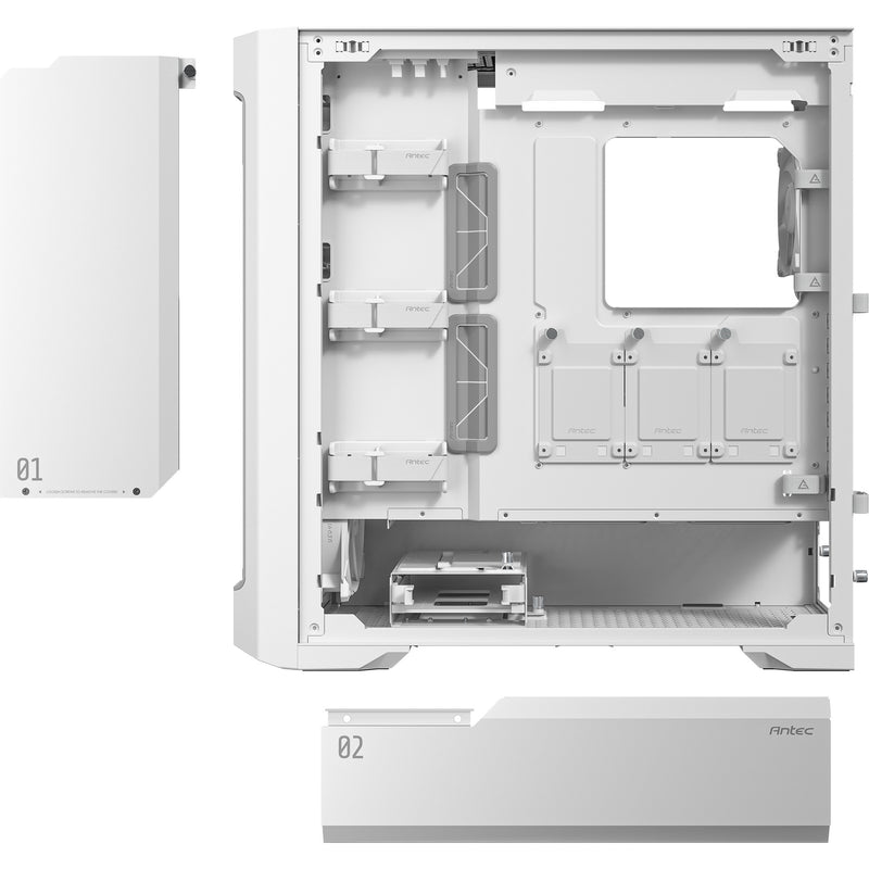 Load image into Gallery viewer, Antec performance 1 ft big tower behuizing (wit | 2x usb-a | 1x usb-c | tempered glass)