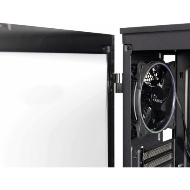 Load image into Gallery viewer, Inter-tech x-608 infinity micro midi tower behuizing (zwart | 1x usb-a | 1x usb-c | rgb | window)