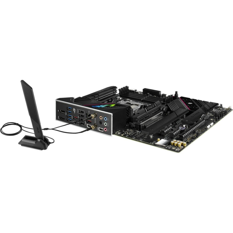 Afbeelding laden in galerijviewer, Asus rog strix b650e-f gaming wifi socket am5 moederbord (zwart, raid, 2.5 gb-lan, wi-fi 6e, bt 5.2, sound, atx)