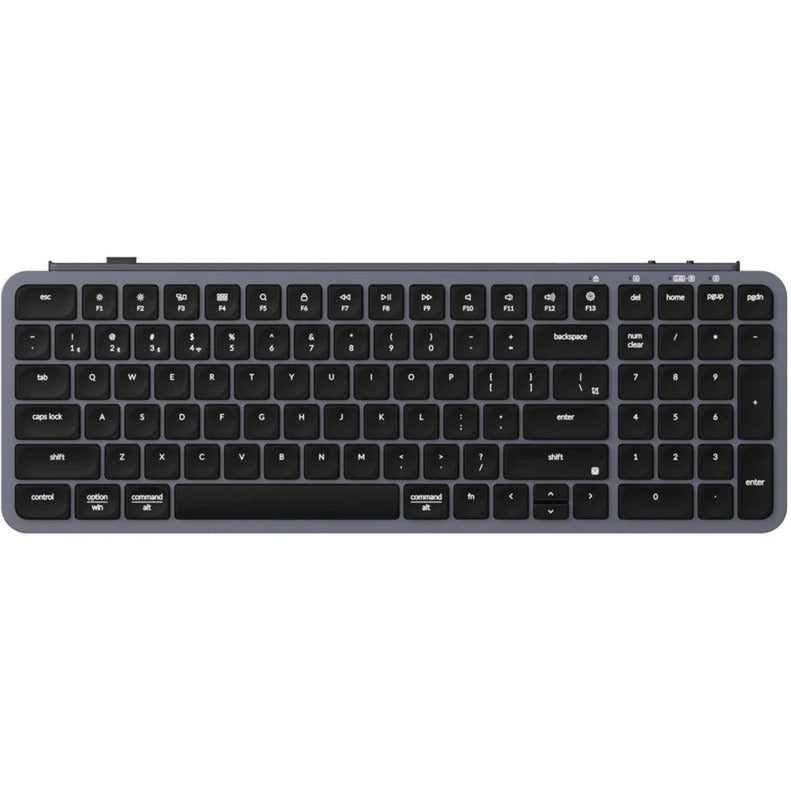 Load image into Gallery viewer, Keychron b2 pro-k1 toetsenbord (grijs, us lay-out (qwerty), scissor switches, 96%, abs keycaps, 2.4 ghz | bluetooth | usb)