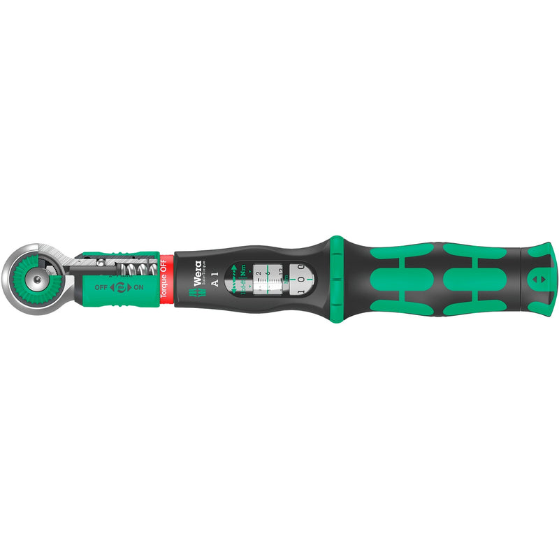 Laden Sie das Bild in Galerie -Viewer, Wera safe-torque a 1 shk set 1 draaimomentsleutel (zwart groen, 1 4 vierkant, 2-12 nm, 20‑delig)