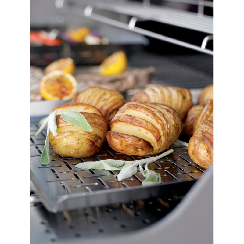 Load image into Gallery viewer, Weber deluxe grillpan grillkorf (zilver)