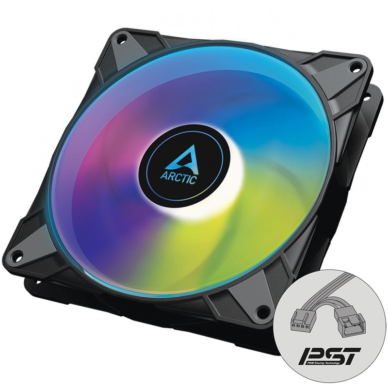 Afbeelding laden in galerijviewer, Arctic p14 pwm pst a-rgb case fan (zwart, 140 x 140 x 27 mm)