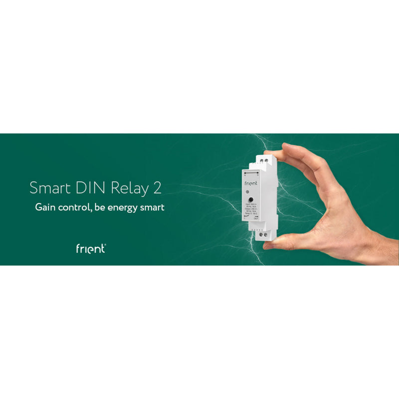 Chargez l'image dans la visionneuse de la galerie, Frient smart din relay relais (lichtgrijs, zigbee)
