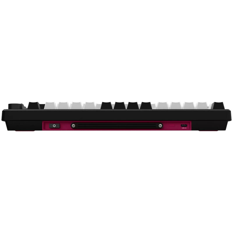 Afbeelding laden in galerijviewer, Lorgar kbp7075w rgb mechanisch gaming toetsenbord (zwart, us lay-out (qwerty), logar toxic purple, 75%, rgb, hot-swappable, pbt double-shot, bluetooth | 2.4ghz | usb)
