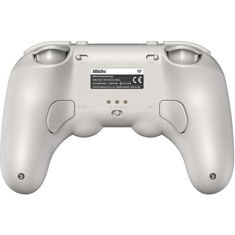 Laden Sie das Bild in Galerie -Viewer, 8bitdo pro 3 bluetooth gamepad (lichtgrijs rood, switch 1 2, pc, android, 2.4 ghz bluetooth usb)