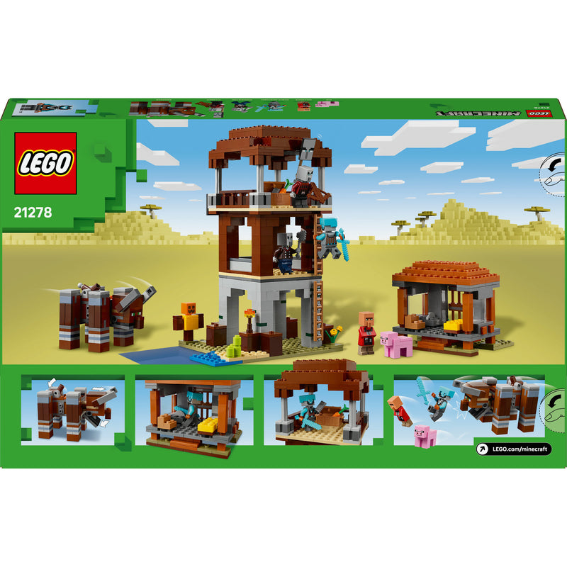 Load image into Gallery viewer, Lego minecraft 21278 de plunderaar buitenpost en verwoester