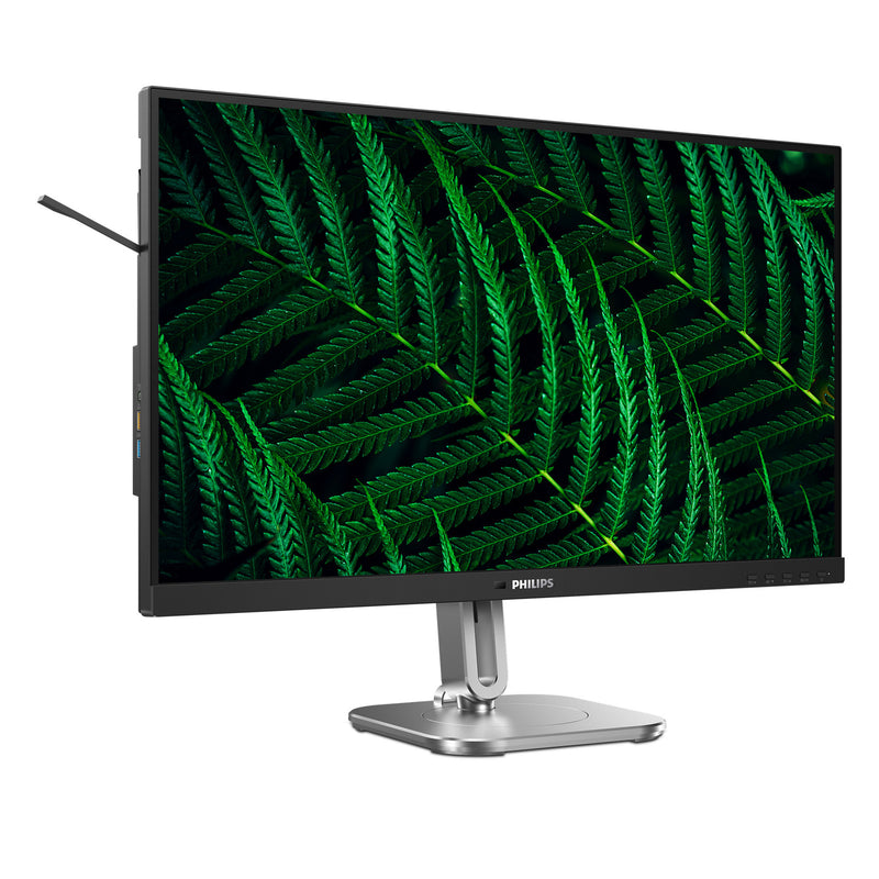 Cargue la imagen en el visor de la galería, Philips 27b2g5200 27 monitor (zilver zwart, vga, hdmi, displayport, usb, audio, 100 hz)
