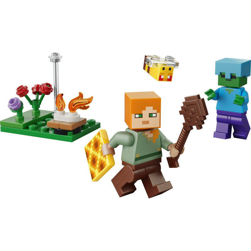 Laden Sie das Bild in Galerie -Viewer, Lego minecraft 30732 alex en de strijd bij het kampvuur