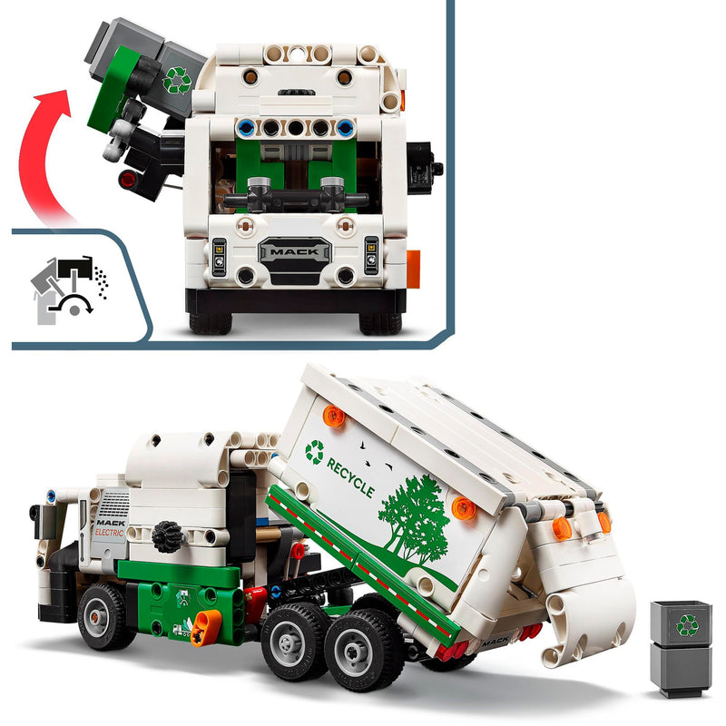 Load image into Gallery viewer, Lego technic - mack lr electric vuilniswagen constructiespeelgoed (42167)