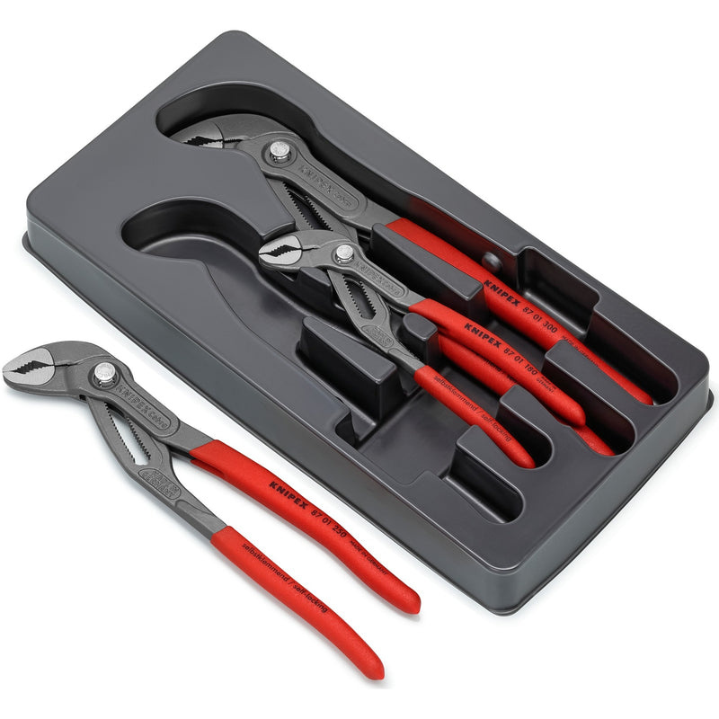 Load image into Gallery viewer, Knipex cobra-set 00 20 09 v02 tangenset (rood, 3-delig)