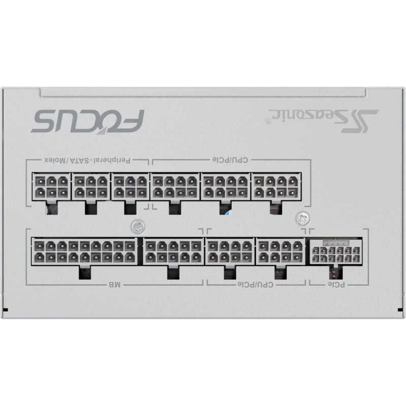 Load image into Gallery viewer, Seasonic focus-gx-850-v4 atx3.0 modulaire 850 watt voeding (wit, 1x 12vhpwr, 3x pcie)