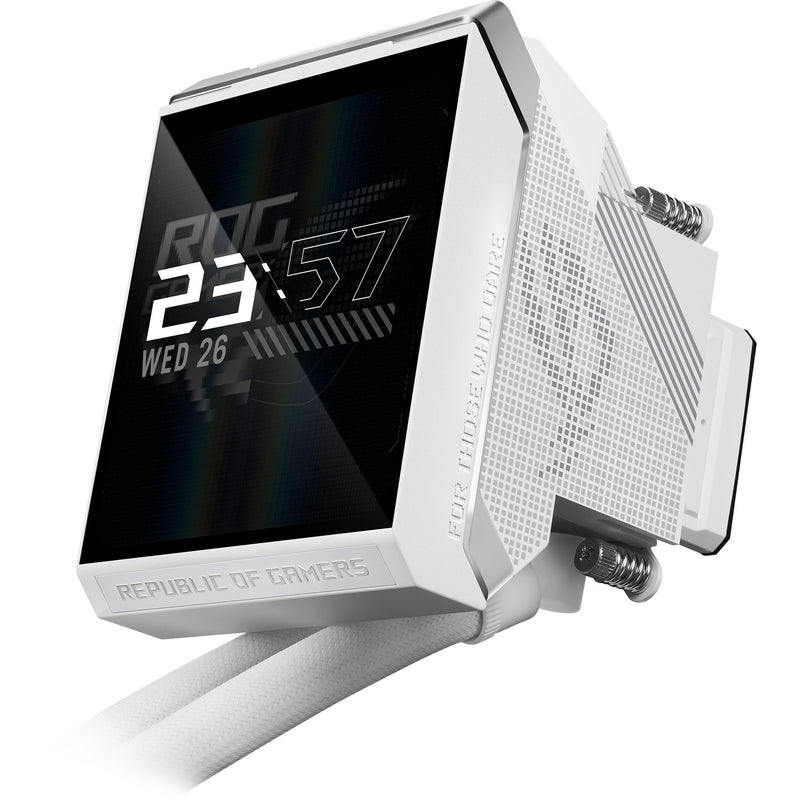 Afbeelding laden in galerijviewer, Asus rog strix lc iv 360 argb lcd waterkoeling (wit, 4-pin pwm)
