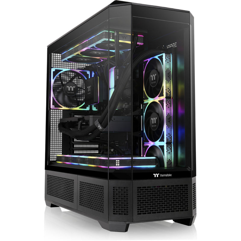 Load image into Gallery viewer, Thermaltake view 600 tg big tower behuizing (zwart | 2x usb-a | 1x usb-c | tempered glass)