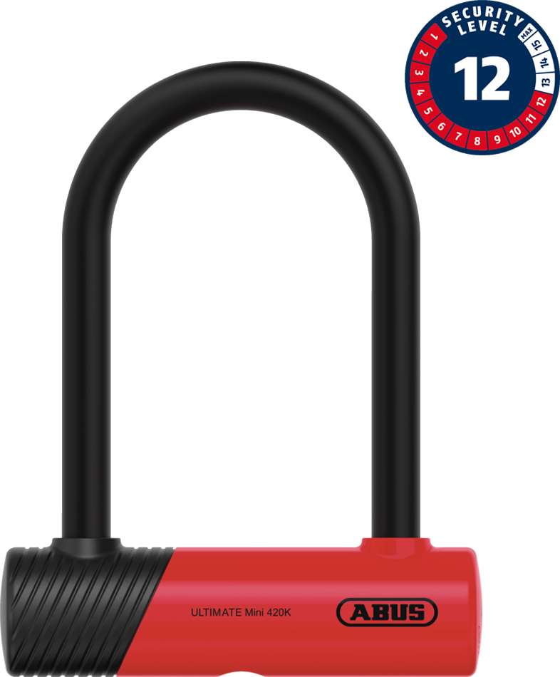 Load image into Gallery viewer, Abus ultimate 420k 150hb140 u-lock incl. ush bracket