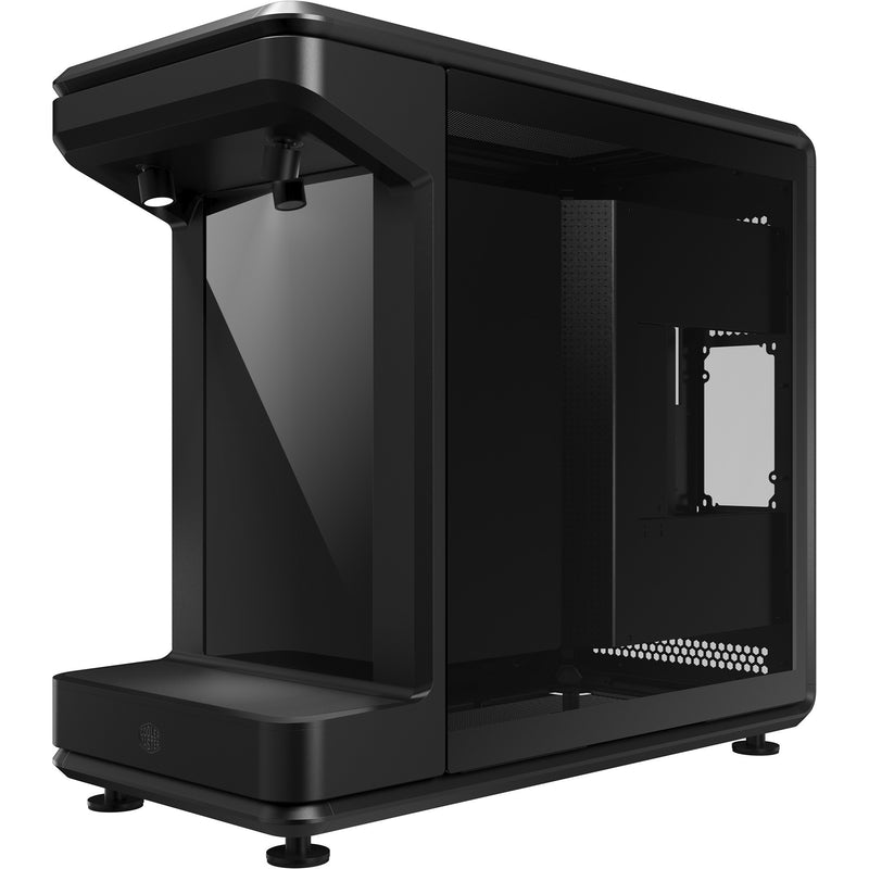 Load image into Gallery viewer, Cooler master masterframe 360 stage lcd midi tower behuizing (zwart | 2x usb-a | 1x usb-c | tempered glass)