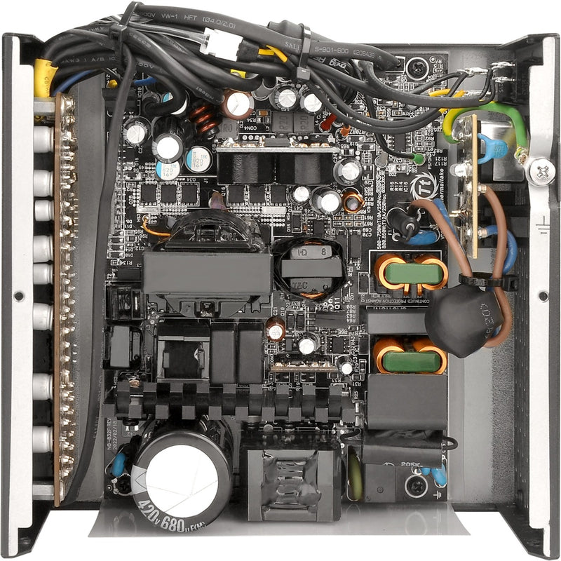 Load image into Gallery viewer, Thermaltake toughpower gf3 argb gen 5 eu modulaire 750 watt voeding (zwart, 4x pcie)