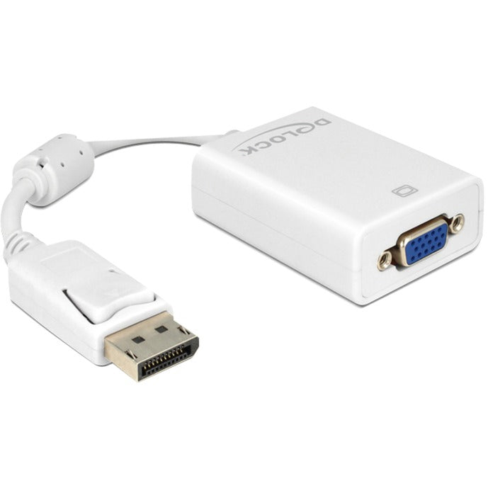 Load image into Gallery viewer, Delock displayport 1.2 > vga adapter (wit, 0,22 meter)
