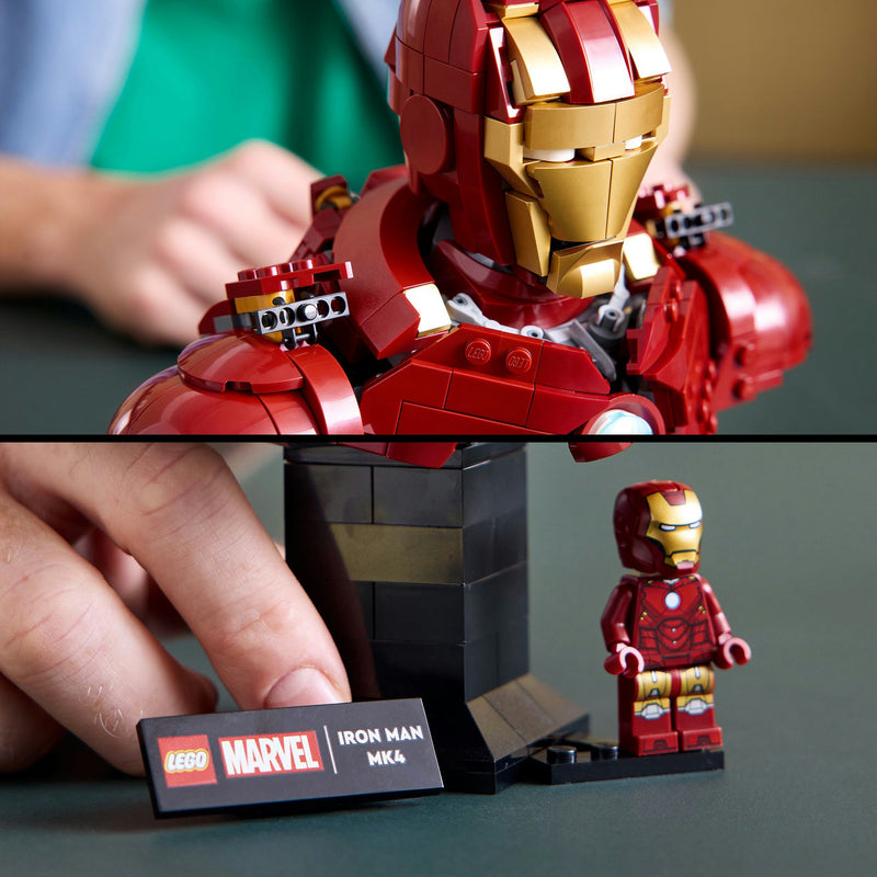 Load image into Gallery viewer, Lego super heroes marvel 76327 iron man mk4 buste