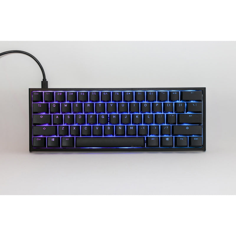 Load image into Gallery viewer, Ducky one 2 pro mini classic rgb mechanisch gaming toetsenbord (zwart, us lay-out (qwerty), cherry mx speed silver, 60%, rgb led, double-shot pbt, quack mechanics)