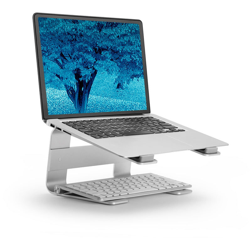Afbeelding laden in galerijviewer, Act connectivity laptopstandaard aluminium (aluminium)